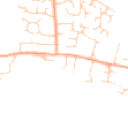 Daytime road noise heatmap for NR13 5LY