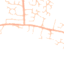 Daytime road noise heatmap for NR13 5NA