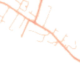 Daytime road noise heatmap for NR13 5PR