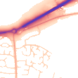Daytime road noise heatmap for NR13 5RX