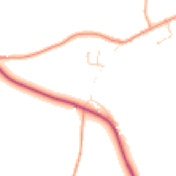 Daytime road noise heatmap for NR13 6AE