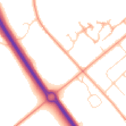 Daytime road noise heatmap for NR13 6FS
