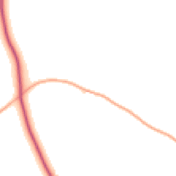 Daytime road noise heatmap for NR13 6HD