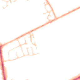 Daytime road noise heatmap for NR13 6LN