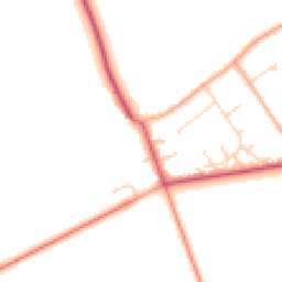 Daytime road noise heatmap for NR13 6QA