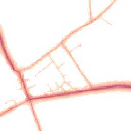 Daytime road noise heatmap for NR13 6RL