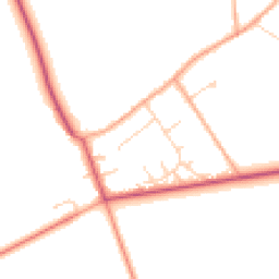Daytime road noise heatmap for NR13 6RN