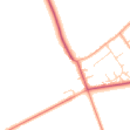 Daytime road noise heatmap for NR13 6RS