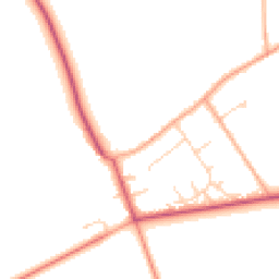 Daytime road noise heatmap for NR13 6RW