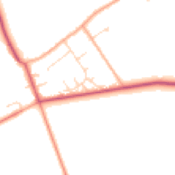 Daytime road noise heatmap for NR13 6SD