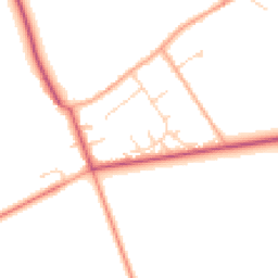 Daytime road noise heatmap for NR13 6SF