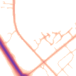 Daytime road noise heatmap for NR13 6SH