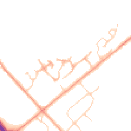 Daytime road noise heatmap for NR13 6SS