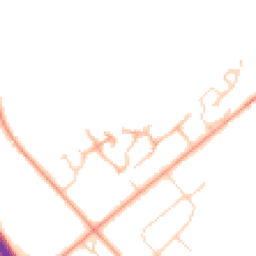 Daytime road noise heatmap for NR13 6SU