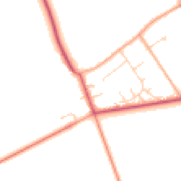 Daytime road noise heatmap for NR13 6SY