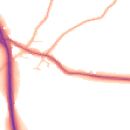 Daytime road noise heatmap for NR14 6AB