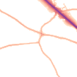 Daytime road noise heatmap for NR14 6AF