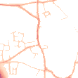 Daytime road noise heatmap for NR14 6EZ