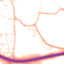 Daytime road noise heatmap for NR14 6FB