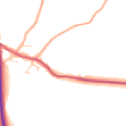 Daytime road noise heatmap for NR14 6GN
