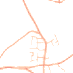 Daytime road noise heatmap for NR14 6HS