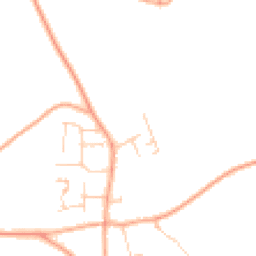 Daytime road noise heatmap for NR14 6HU