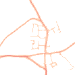 Daytime road noise heatmap for NR14 6HW