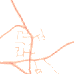 Daytime road noise heatmap for NR14 6HY
