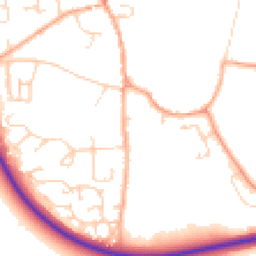 Daytime road noise heatmap for NR14 6JT