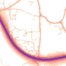 Daytime road noise heatmap for NR14 6LH