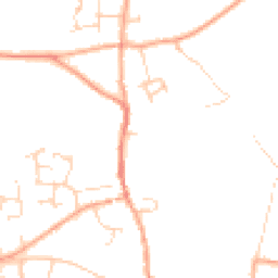 Daytime road noise heatmap for NR14 6LS