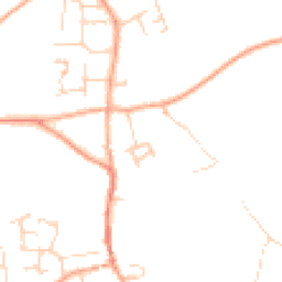 Daytime road noise heatmap for NR14 6NH