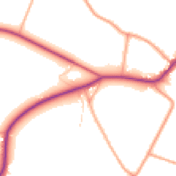Daytime road noise heatmap for NR14 6PF