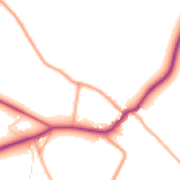 Daytime road noise heatmap for NR14 6PP