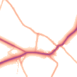Daytime road noise heatmap for NR14 6PR