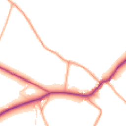 Daytime road noise heatmap for NR14 6PS