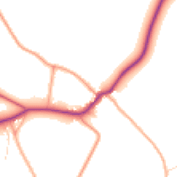 Daytime road noise heatmap for NR14 6PW