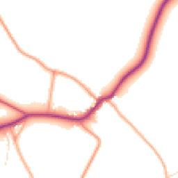 Daytime road noise heatmap for NR14 6QQ