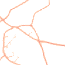 Daytime road noise heatmap for NR14 6SH