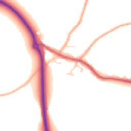 Daytime road noise heatmap for NR14 6SZ