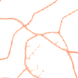 Daytime road noise heatmap for NR14 6TE