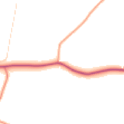 Daytime road noise heatmap for NR14 6TG
