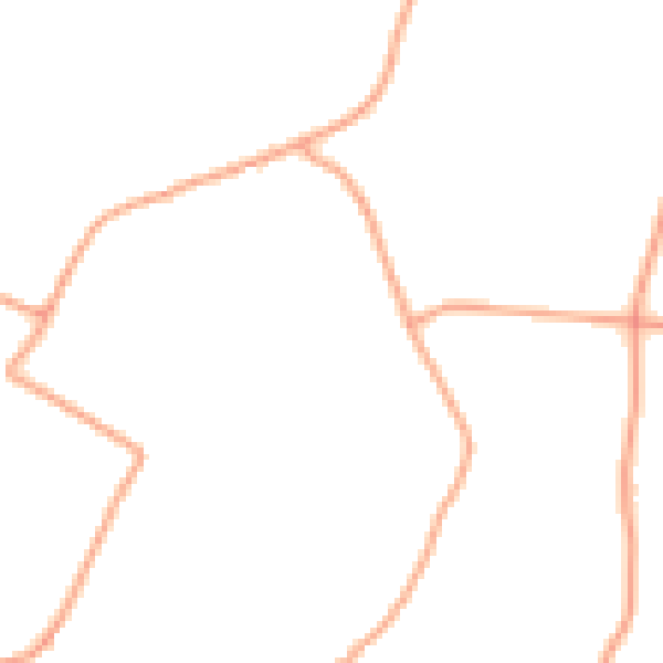 Daytime road noise heatmap for NR14 7BB