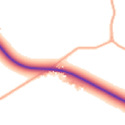 Daytime road noise heatmap for NR14 7GA