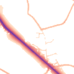 Daytime road noise heatmap for NR14 7HR