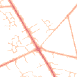 Daytime road noise heatmap for NR14 7JQ