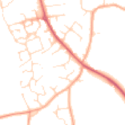 Daytime road noise heatmap for NR14 7LB