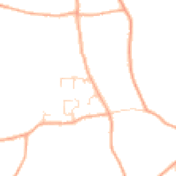 Daytime road noise heatmap for NR14 7NZ