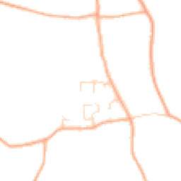 Daytime road noise heatmap for NR14 7PA