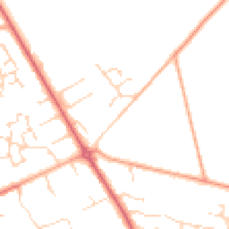 Daytime road noise heatmap for NR14 7PX